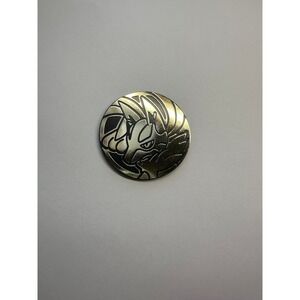Pokémon TCG Mega Lucario Embossed Flip Coin Gold Black Plastic Collectible